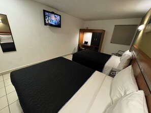 Standard Room, 2 Double Beds, Non Smoking, City View