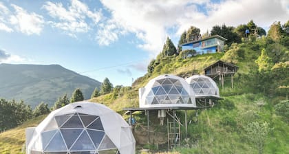 Glamping Dome #1: A Magical Romantic Escape in Baños Ecuador