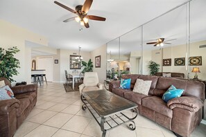 TV - Beachfront Ground Floor Condo in Orange Beach with Pool, Hot Tub! 🌊☀️ (Orange Beach)