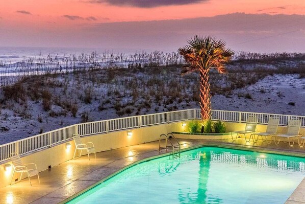 Indoor pool, a heated pool