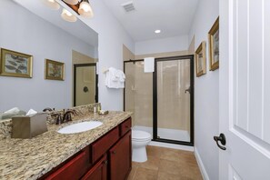 Hair dryer, towels