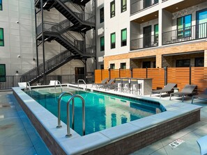Una piscina climatizada