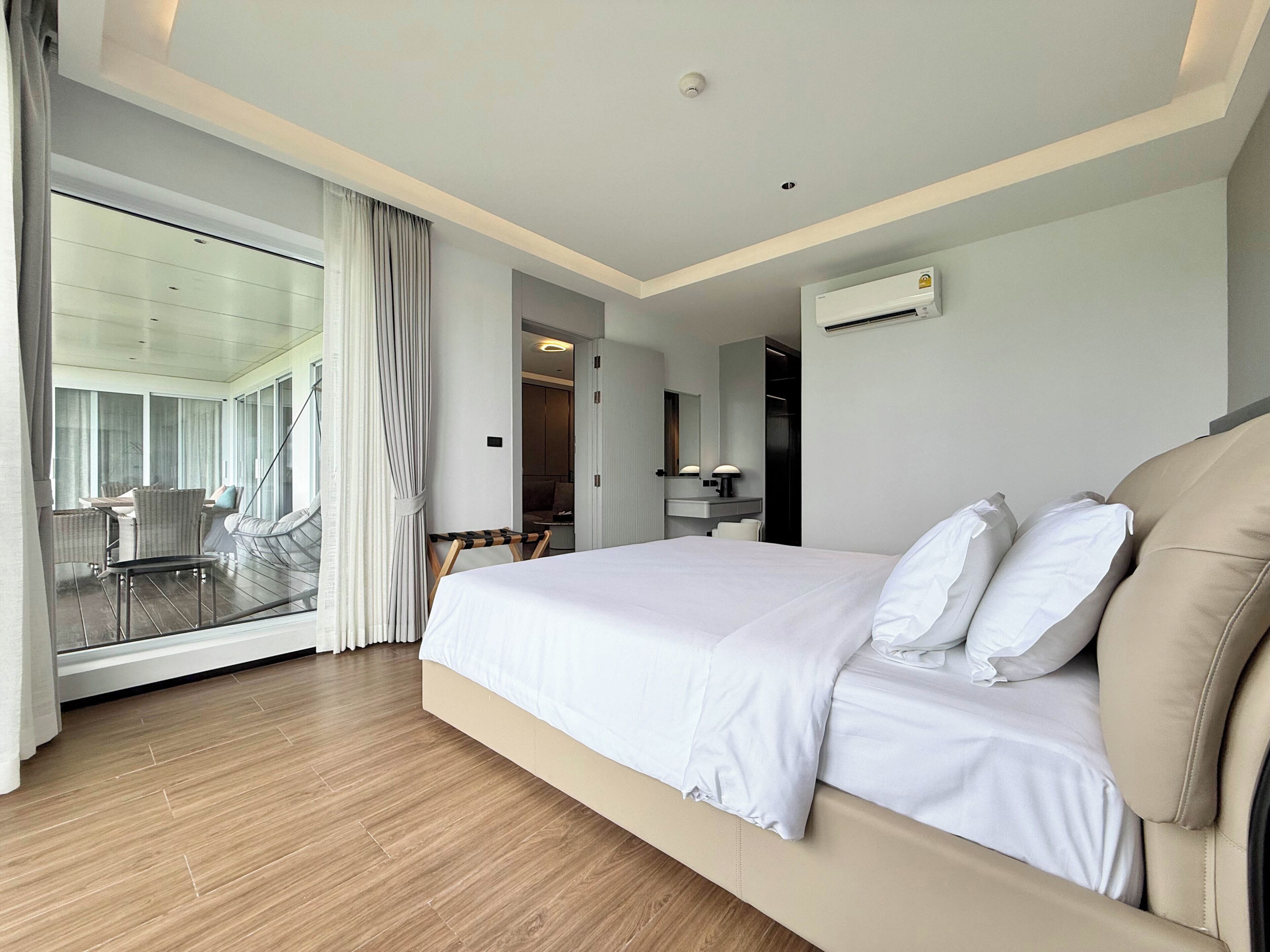 3 Bedroom Seaview Theater Suite | Hochwertige Bettwaren, Schreibtisch, schallisolierte Zimmer