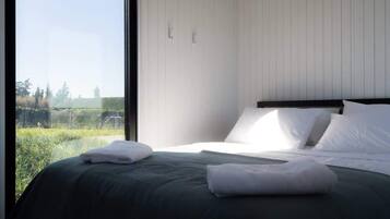 1 makuuhuone, vuodevaatteet