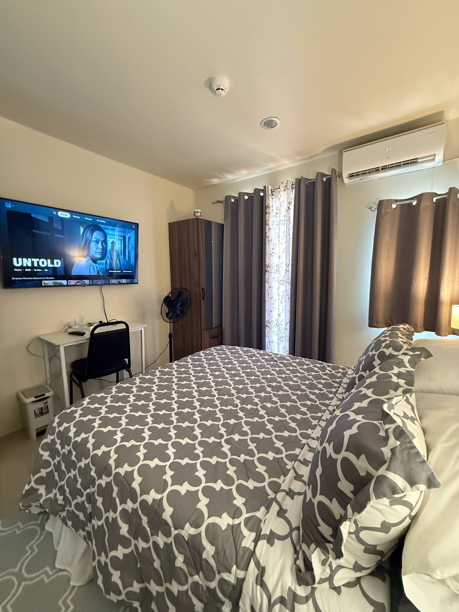 2 bedrooms, desk, iron/ironing board, free WiFi