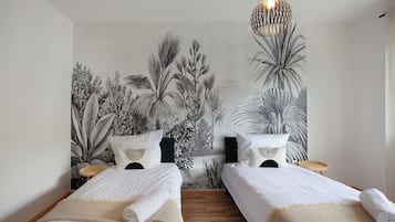 3 habitaciones, wifi gratis y ropa de cama