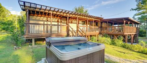 Bain à remous extérieur