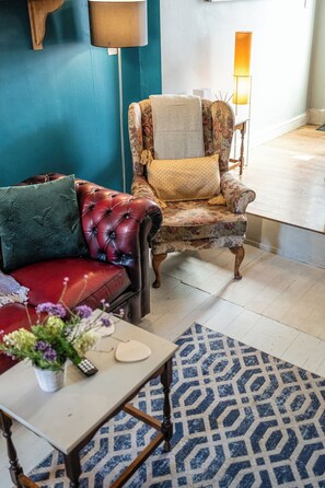 Ferienhaus, Stadtblick | Wohnbereich