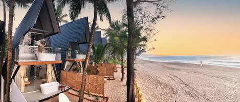 Majoituspaikan julkisivu