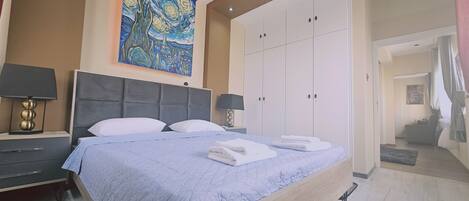 1 bedroom, iron/ironing board, free WiFi, bed sheets