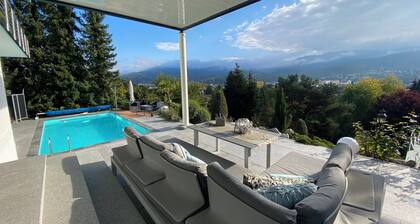 Modern vacation apartment with view and pool near Baden Baden in the Black Forest