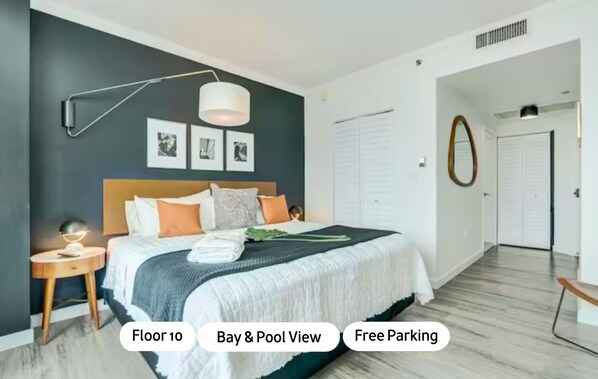 Fer et planche à repasser, lit parapluie, Wi-Fi, draps fournis