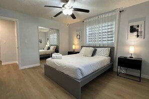 2 bedrooms, iron/ironing board, free WiFi, bed sheets