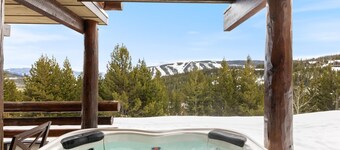 Book a Holiday Stay Today! Ski-in, Ski-out Townhome with Private Hot Tub and Fireplace!