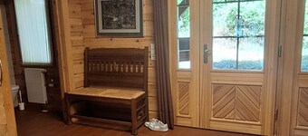 Cozy "Gut Briesen" house in the Westhavelland Nature Park, featuring an old park