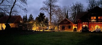 Cozy house "Gut Briesen" in the Westhavelland Nature Park with an old park