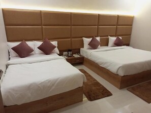 Family Triple Room, City View | Premium bedding, pillowtop beds, free WiFi, bed sheets - Hotel Kashni (Maihar)