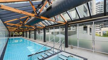 Indoor pool, a heated pool