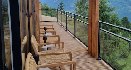 Chalet luxe avec jacuzzi, sauna, 8 ch, La Plagne Montalbert