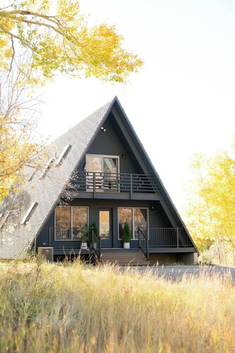 A-Frame Haus Heber, views, romantic, firepit, cute