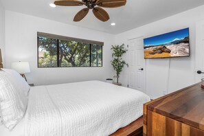1 bedroom, iron/ironing board, travel cot, free WiFi