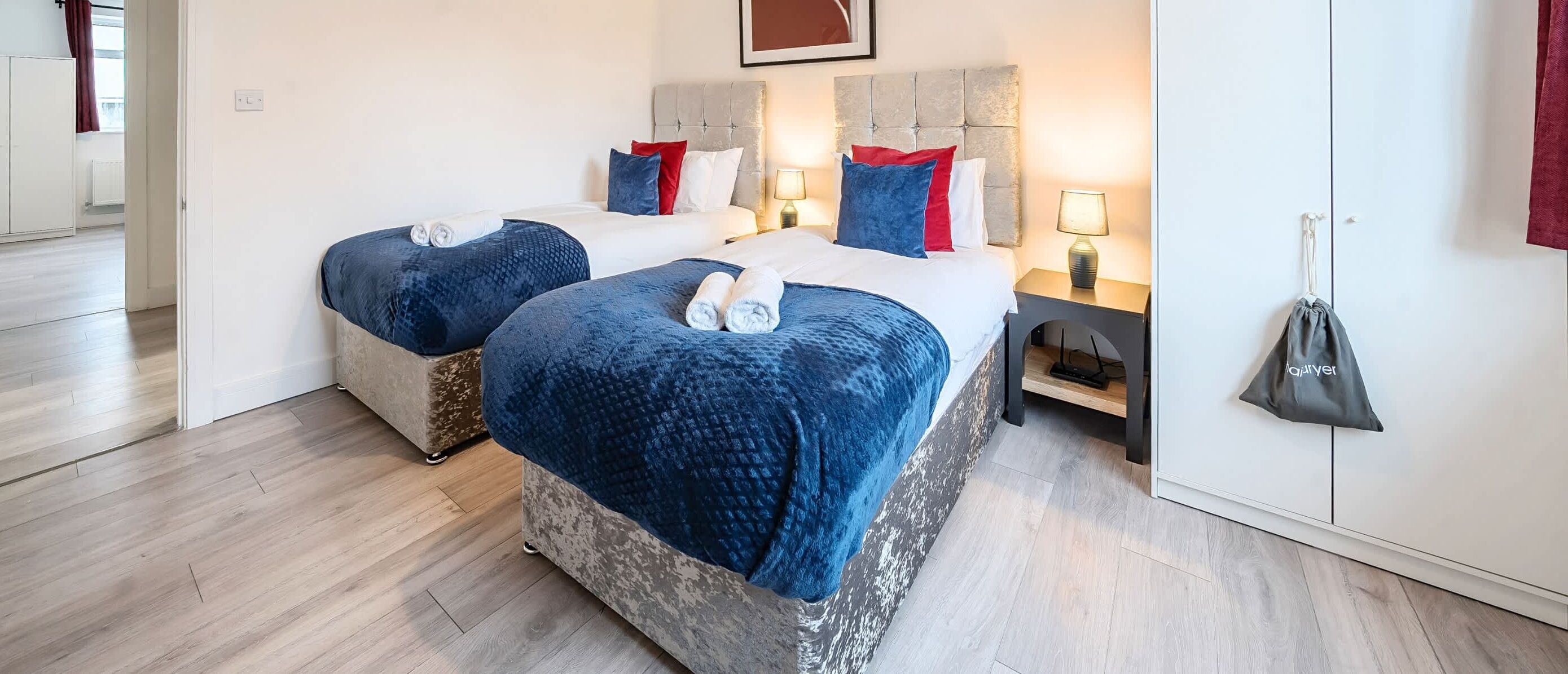 3 bedrooms, desk, iron/ironing board, WiFi