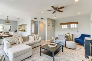 House (3 Bedrooms) | Interior - Walk to Beach: Home w/ 2 Decks in Galveston! (Galveston)