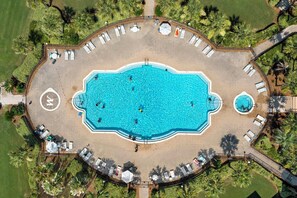 A heated pool - Mediterranea 214E - Miramar Beach! Gulf Views! Private Beach! Community Pool! (Miramar Beach)