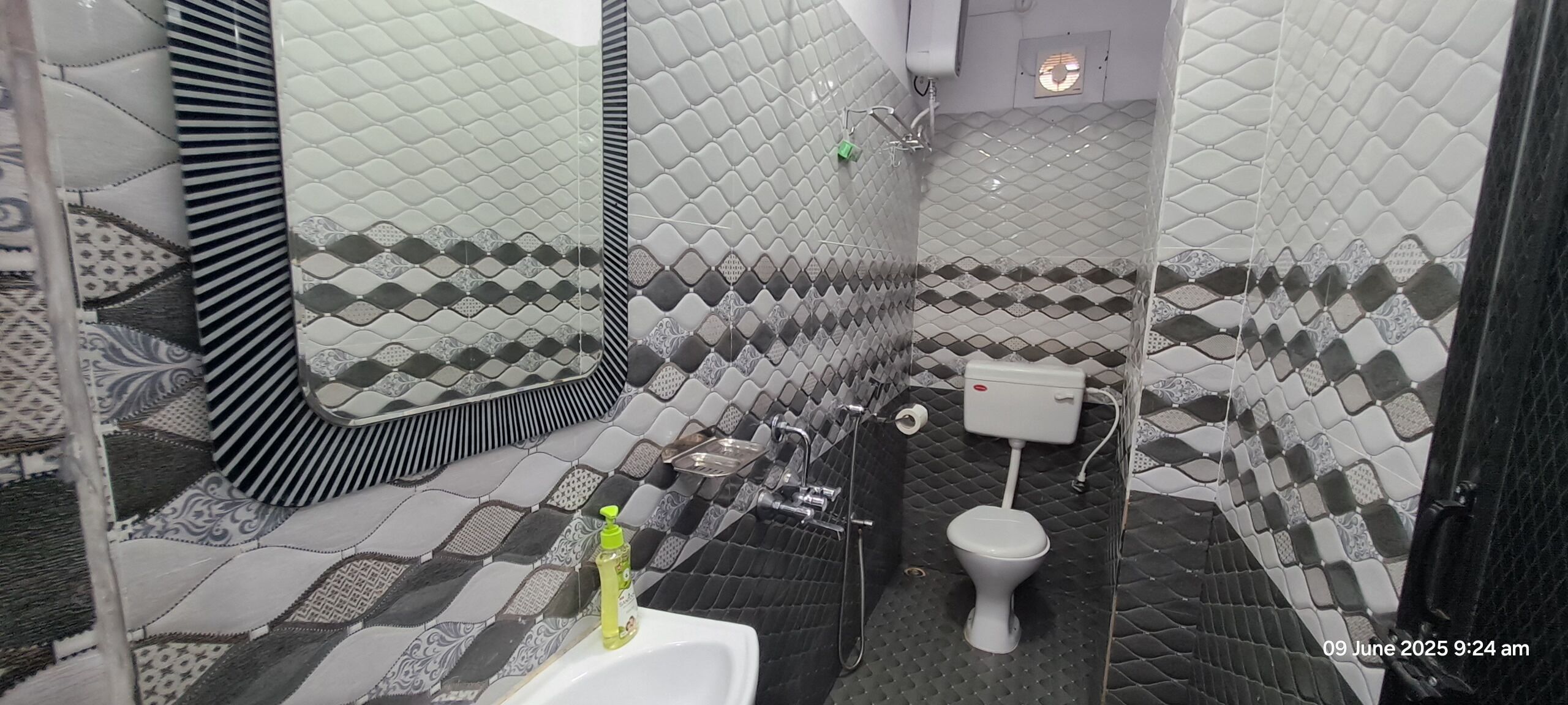 Towels, soap, toilet paper
