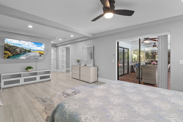 4 habitaciones, escritorio, tabla de planchar con plancha y wifi gratis 