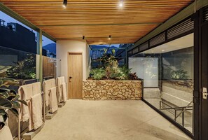 Apartamento luxo, 5 quartos, vista para a cidade | Terraço/pátio