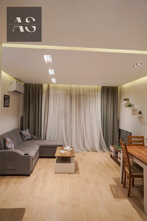 Living area - Double the comfort at 2bdr apt in Madinaty (Cairo Governorate)