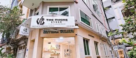 Façade de l’hébergement