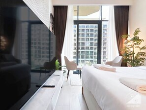 Fer et planche à repasser, accès Internet, draps fournis