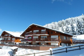 Exterior - 1st floor, balcony, tv, ski locker, 22m², La Clusaz (La Clusaz)