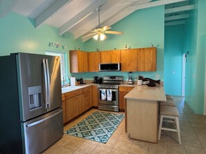 Fridge, microwave, oven, stovetop - Shore Blessed-Last minute holiday deals! 2 bedroom villa with private pool! (Christiansted)