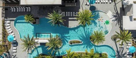 Una piscina climatizada