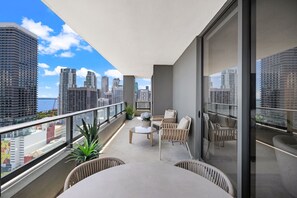 Appart'hôtel Luxe, vue ville | Balcon