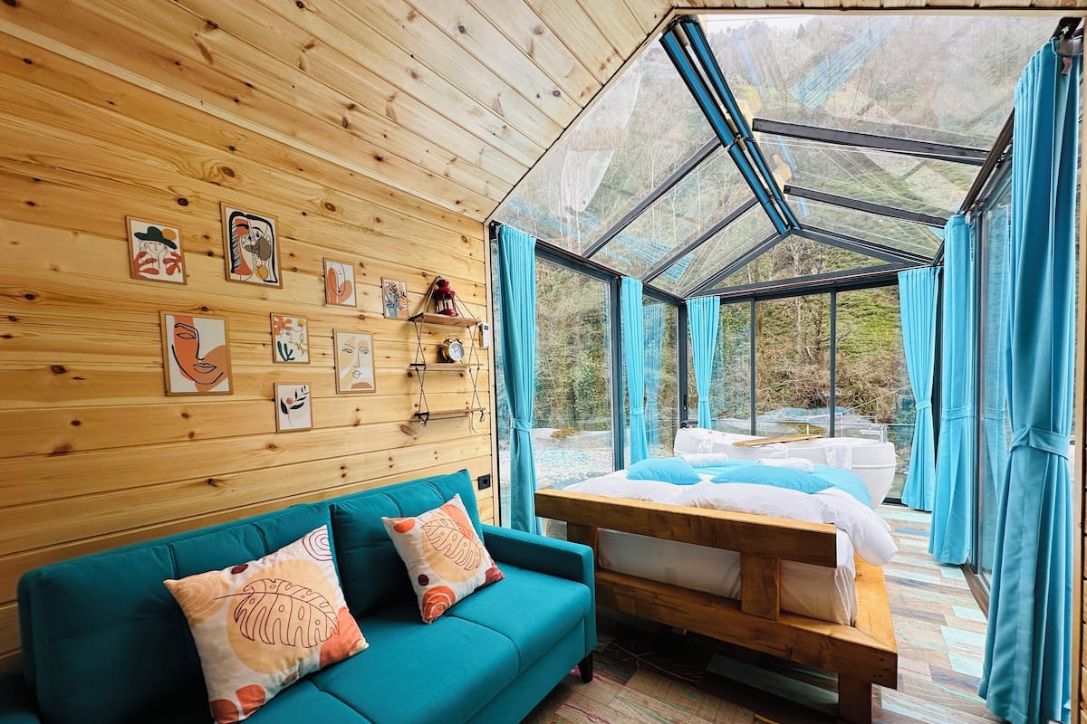 Chalet Premium | 1 chambre, literie de qualité supérieure, matelas Select Comfort