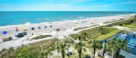 Aan het strand
