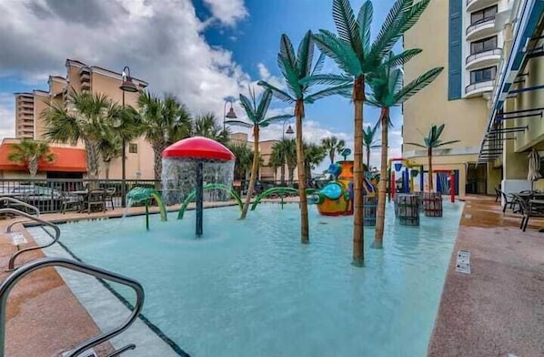 Indoor pool, a heated pool