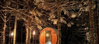 Tranquil Cabin Retreat with Sauna – Steps from the Holy Waters