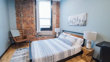 2 室のベッドルーム、WiFi、ベッドシーツ