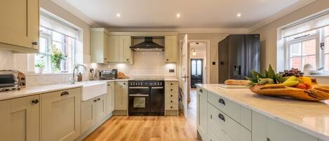 Microwave, dishwasher, coffee/tea maker, highchair