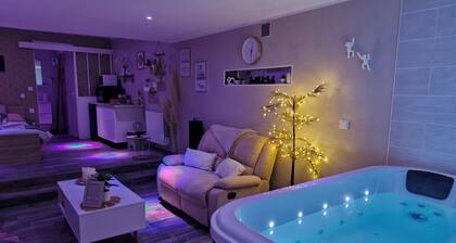 Studio avec jacuzzi, terasse , Wi-Fi totalement privatif