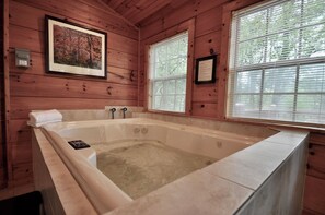 Jetted tub, hair dryer, towels, soap - Trails End, your own private retreat in the Smokies! (Townsend)