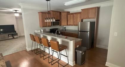 Cozy 2-bedroom condo in amazing Athens with WiFi, AC close to Campus & 5 points