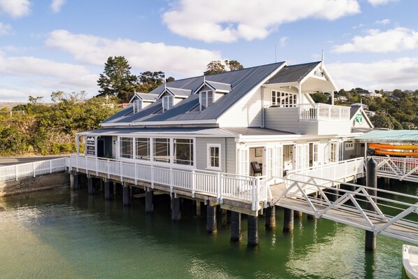 Exterior - The Landing Overwater. Bay of Islands, NZ. (Opua)