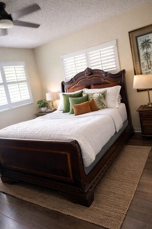 2 bedrooms, travel cot, free WiFi, bed sheets - Sunshine Stay Near Florida’s Gulf Coast (Sun City Center)
