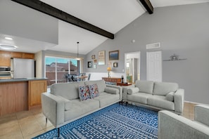 Smart TV, fireplace - 
Canyon Condo! Light and space! Gated complex! (Tucson)